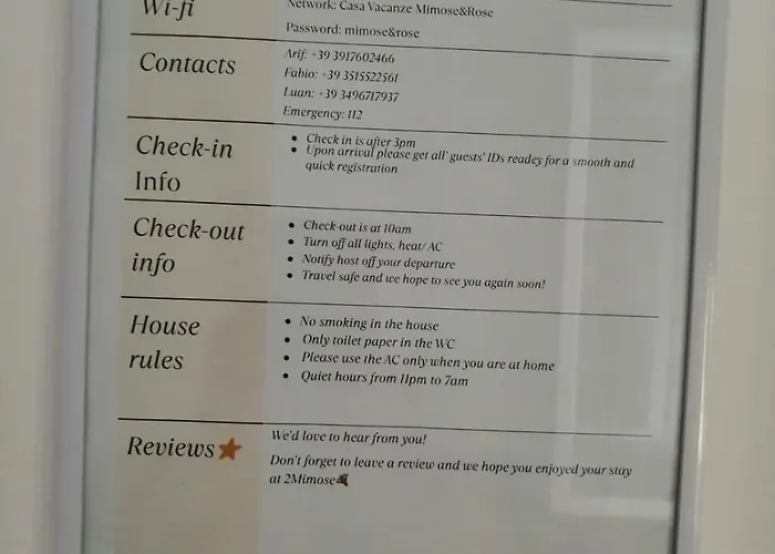 Διαμέρισμα 2 Mimose Recco